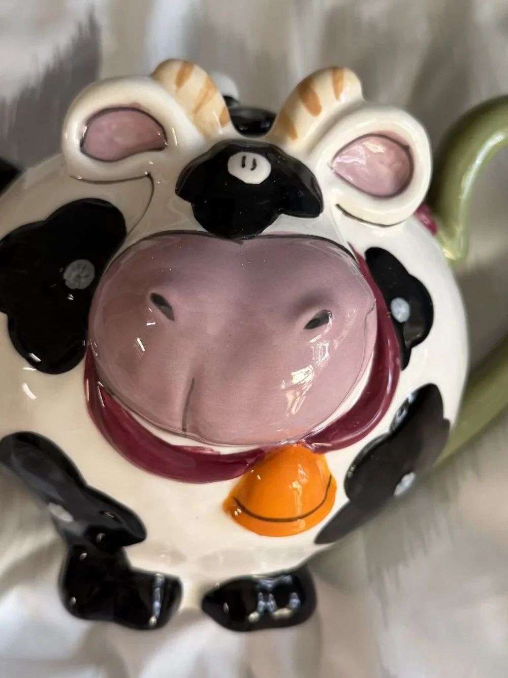 Blue Sky Clayworks Cow Teapot